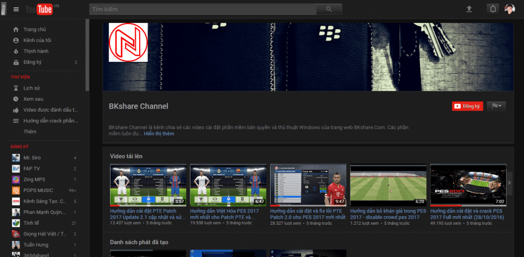 Hướng dẫn cách kích hoạt chế độ Dark mode trên youtube vĩnh viễn