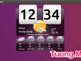 My Weather Indicator - Phần mềm hiện thị thông tin thời tiết trên Ubuntu