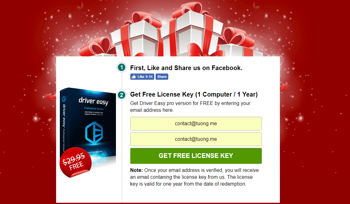 Bản quyền phần mềm Driver Easy Pro 1 năm miễn phí mới nhất 2017