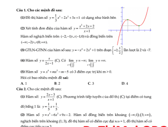 80 bài tập trắc nghiệm luyện tập chuyên đề hàm số có đáp án chi tiết