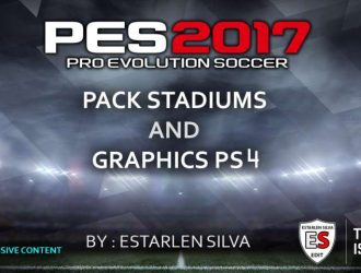 Download Stadium Pack + Graphics PS4 cho PES 2017