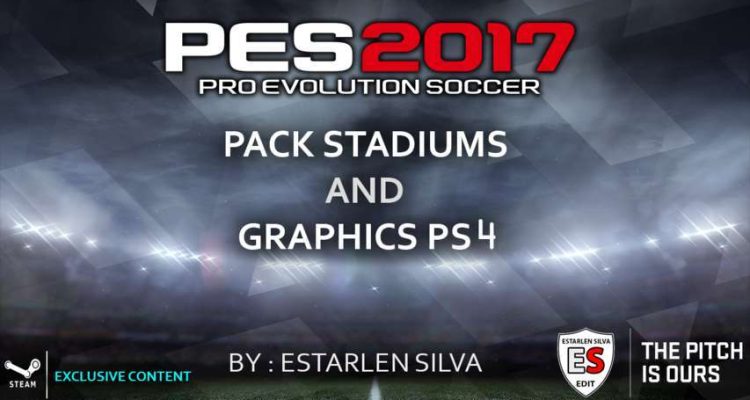 Download Stadium Pack + Graphics PS4 cho PES 2017
