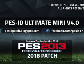 PES-ID Ultimate Patch 2013 Mini 4.0 - Patch PES 2013 mới nhất 2017