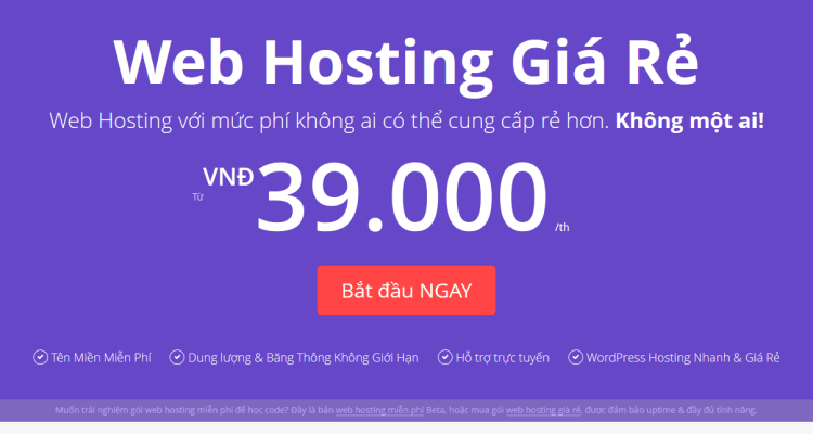 Đánh giá chất lượng dịch vụ cung cấp hosting Hostinger