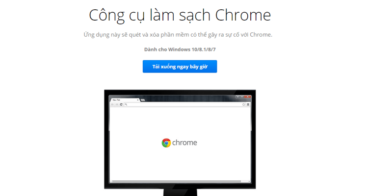 Chrome Cleanup Tool - Công cụ làm sạch và khắc phục lỗi trên Chrome
