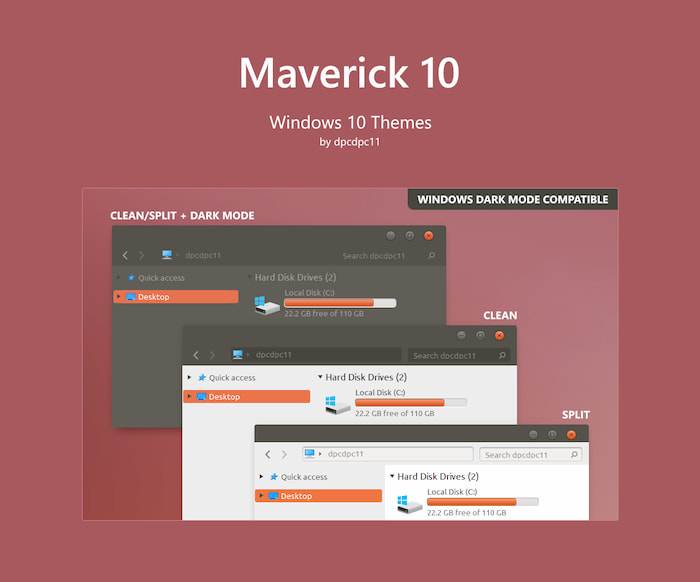 Maverick 10 - theme đẹp cho win 10