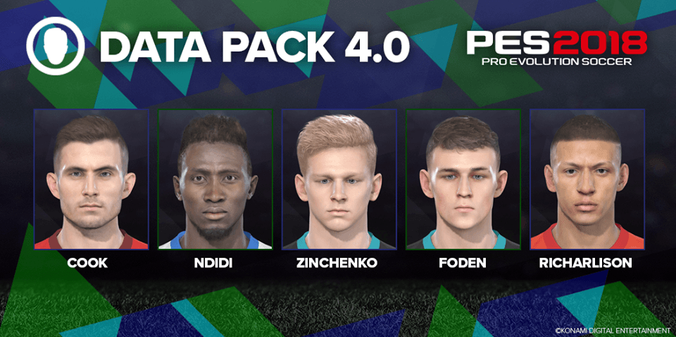 PES 2018 Official Update Patch 1.05 + Data Pack 4 (DLC 4.0) CPY Version