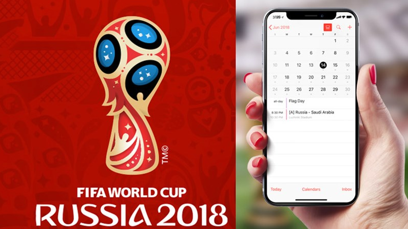 Cách thêm lịch World Cup 2018 vào điện thoại Android, Iphone