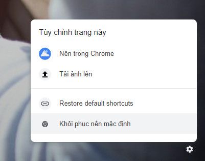Hướng dẫn cách thay đổi hình nền cho trang tab mới trên Chrome 69