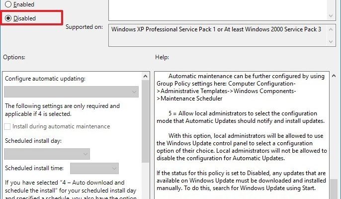 Cách tắt Windows Update trong Win 10 - tắt update win 10 tự động
