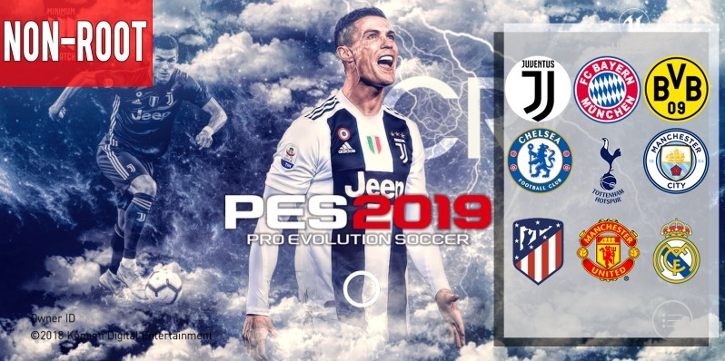 PES 2019 Mobile Android Minimum Patch 2019 V3.0.0
