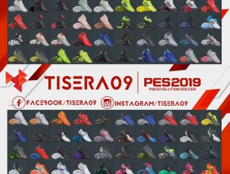PES 2019 Bootpack v3 by Tisera09 - Cập nhật giày cho PES 2019
