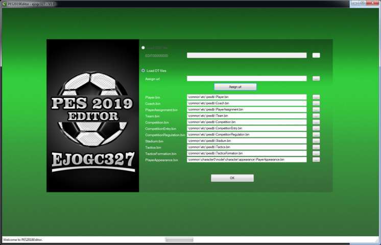PES Editor Tool V3.1 For PES 2019 - Tool chỉnh sửa PES 2019