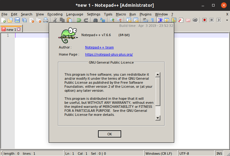 Hướng dẫn cài đặt phần mềm Notepad++ cho Ubuntu đơn giản (1click)