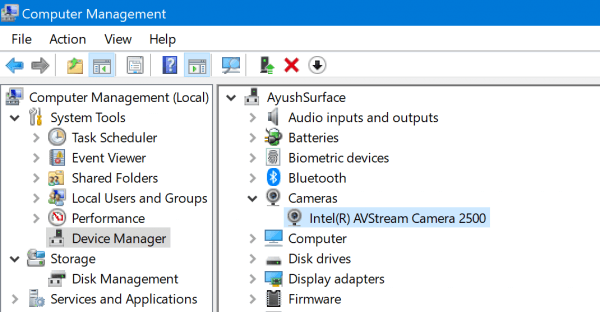 Sửa lỗi 0xa00f4243 xuất hiện khi ở ứng dụng Camera trên Windows 10
