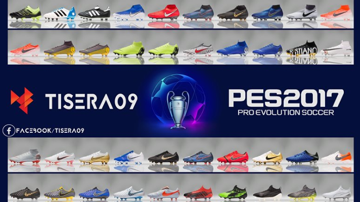 PES 2017 Bootpack by Tisera09 – Cập nhật giày cho PES 2017