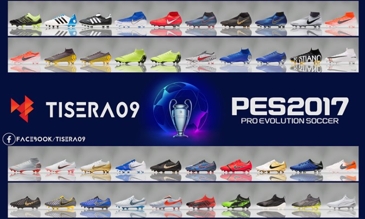 PES 2017 Bootpack by Tisera09 – Cập nhật giày cho PES 2017