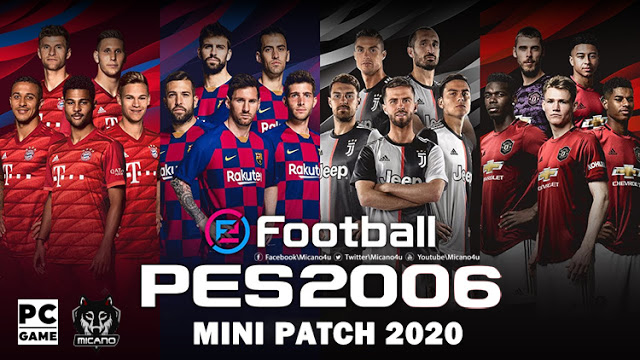 PES 6 eFootball PES 2020 Edition Mini Patch - Patch PES 6 mới nhất