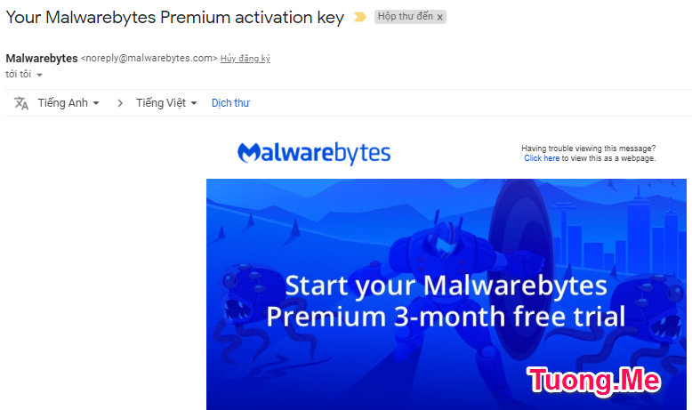 Hướng dẫn lấy key Malwarebytes 4 miễn phí 2
