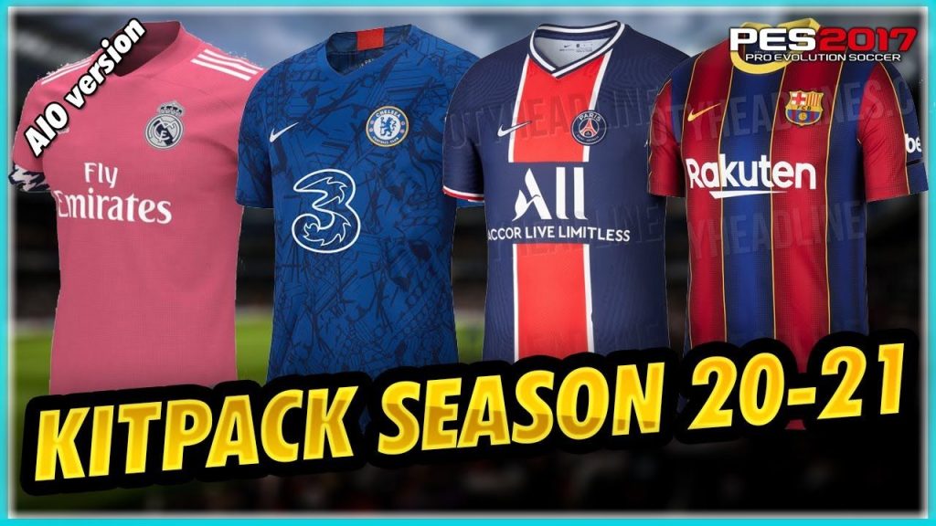Download PES 2017 Kitpack Season 2020/2021 v13 AIO - Cập nhật kits cho PES 2017