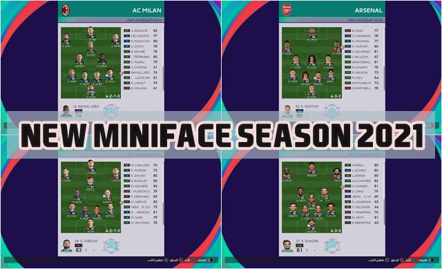 PES 2017 Miniface Season 2020-2021 mới nhất by PES EMPIRE