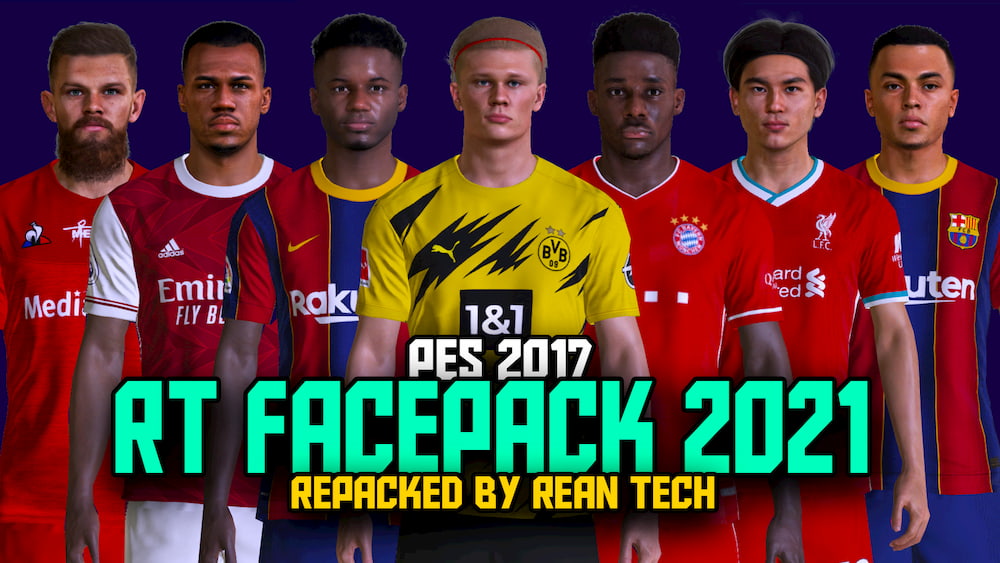 RT Facepack 2021 v1.0 (1000+ Faces) - PES 2017 Facepack