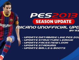 Download PES 2013 Micano Patch Unofficial Update Season 2021