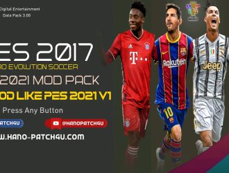 PES 2017 Full Mod PES 2021 V1 - Update PES 2017 mới nhất