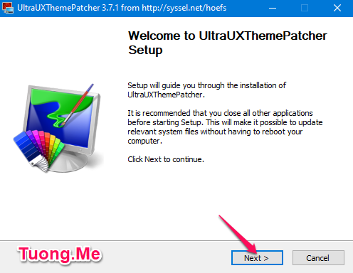 Cài đặt UltraUXThemePatcher để cài giao diện mac OS cho Windows 10