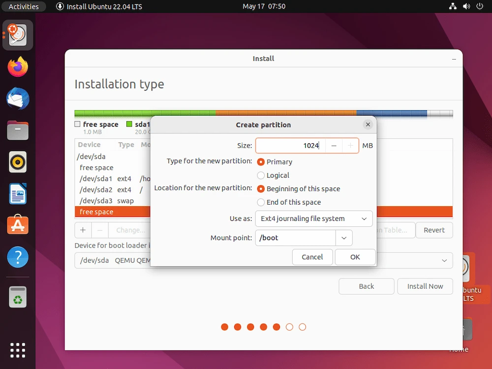 Cài Ubuntu song song Win 11, 10, 8, 7