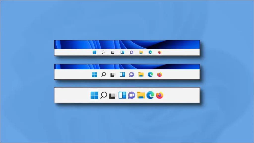 Thay đổi kích thước thanh Taskbar Windows 11