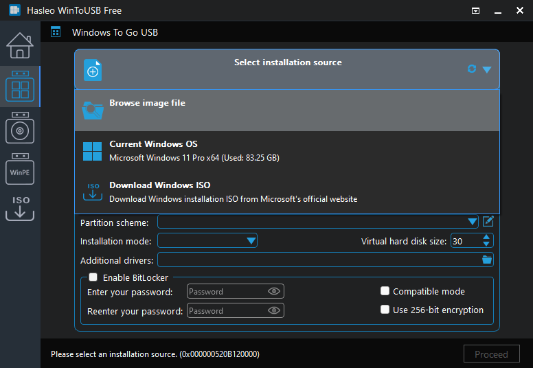 Sử dụng WinToUSB để cài đặt Windows 10/11 trên USB, ổ cứng gắn ngoài