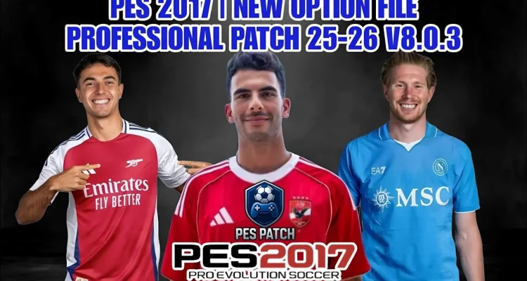 Option File cập nhật chuyển nhượng PES 2017 Professionals Patch (12/06/2025)