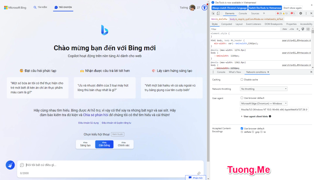 Cách sử dụng Bing AI Chatbot trên Chrome, FireFox
