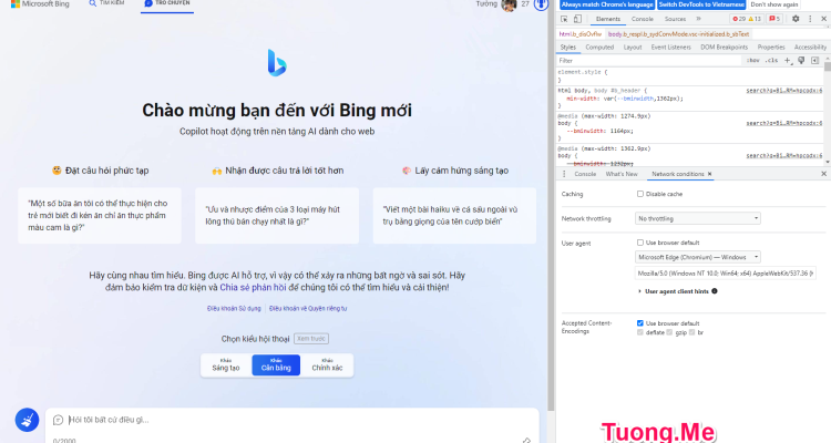 Cách sử dụng Bing AI Chatbot trên Chrome, FireFox