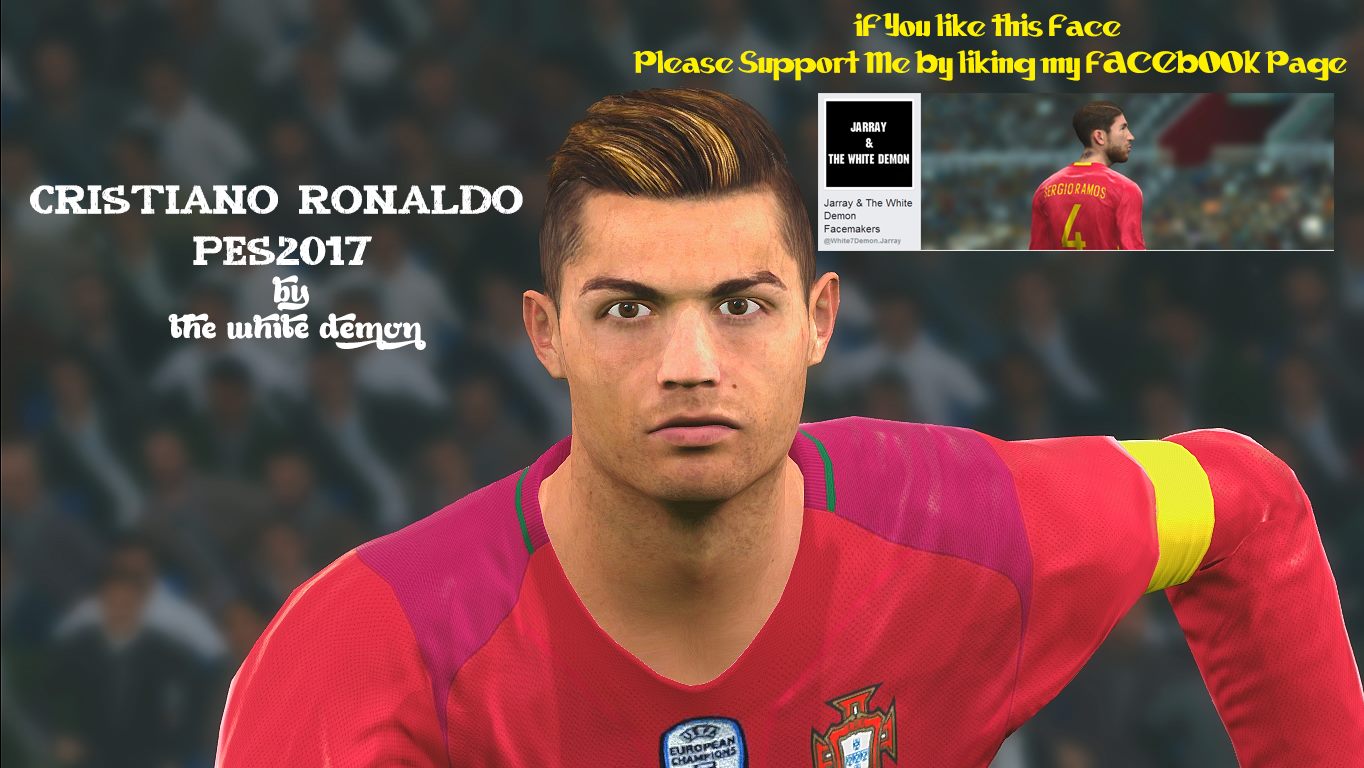 Tổng hợp face Cristiano Ronaldo đẹp nhất cho PES 2017