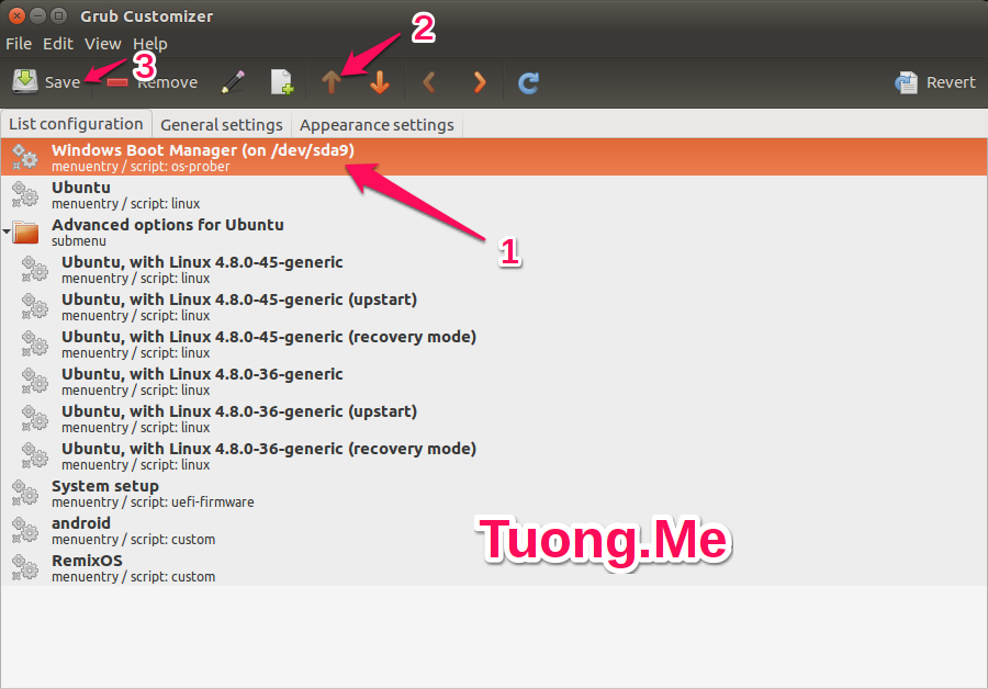Cách chỉnh sửa Grub trên Ubuntu đơn giản với Grub customizer