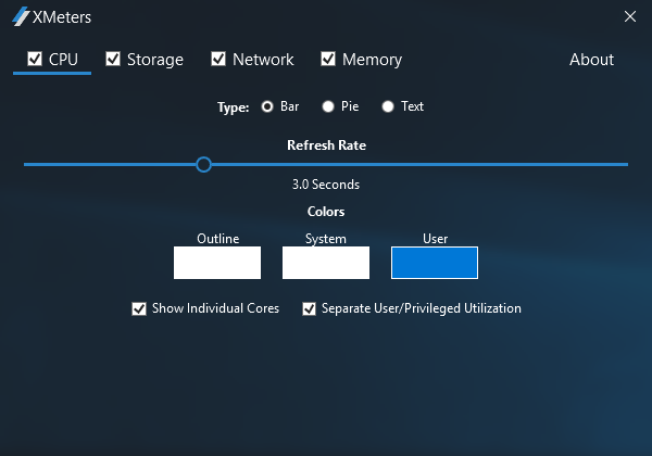 Hiển thị tốc độ mạng, CPU, RAM, Disk trên thanh Taskbar Windows