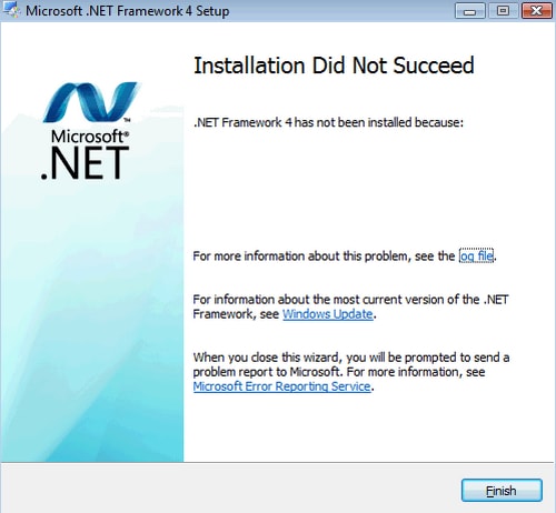 Hướng dẫn cách sửa một số lỗi khi cài đặt .NET Framework
