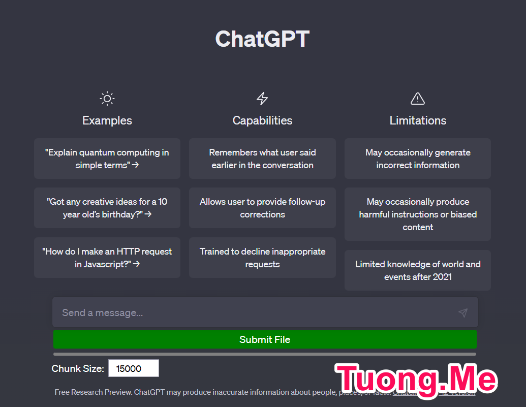 Hướng dẫn cách upload file lên ChatGPT
