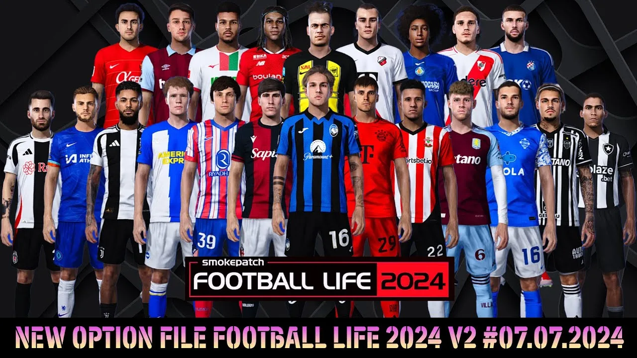 Option File cập nhật chuyển nhượng Football Life 2024