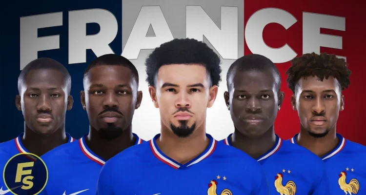 PES 2021 France Facepack EURO 2024 - Face đội tuyển Pháp PES 2021