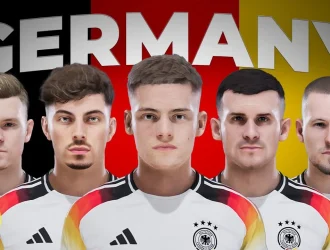 PES 2021 Germany Faces EURO 2024 - Face đội tuyển Đức PES 2021