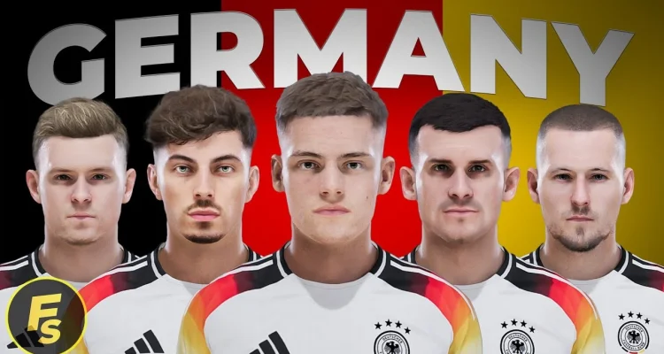 PES 2021 Germany Faces EURO 2024 - Face đội tuyển Đức PES 2021
