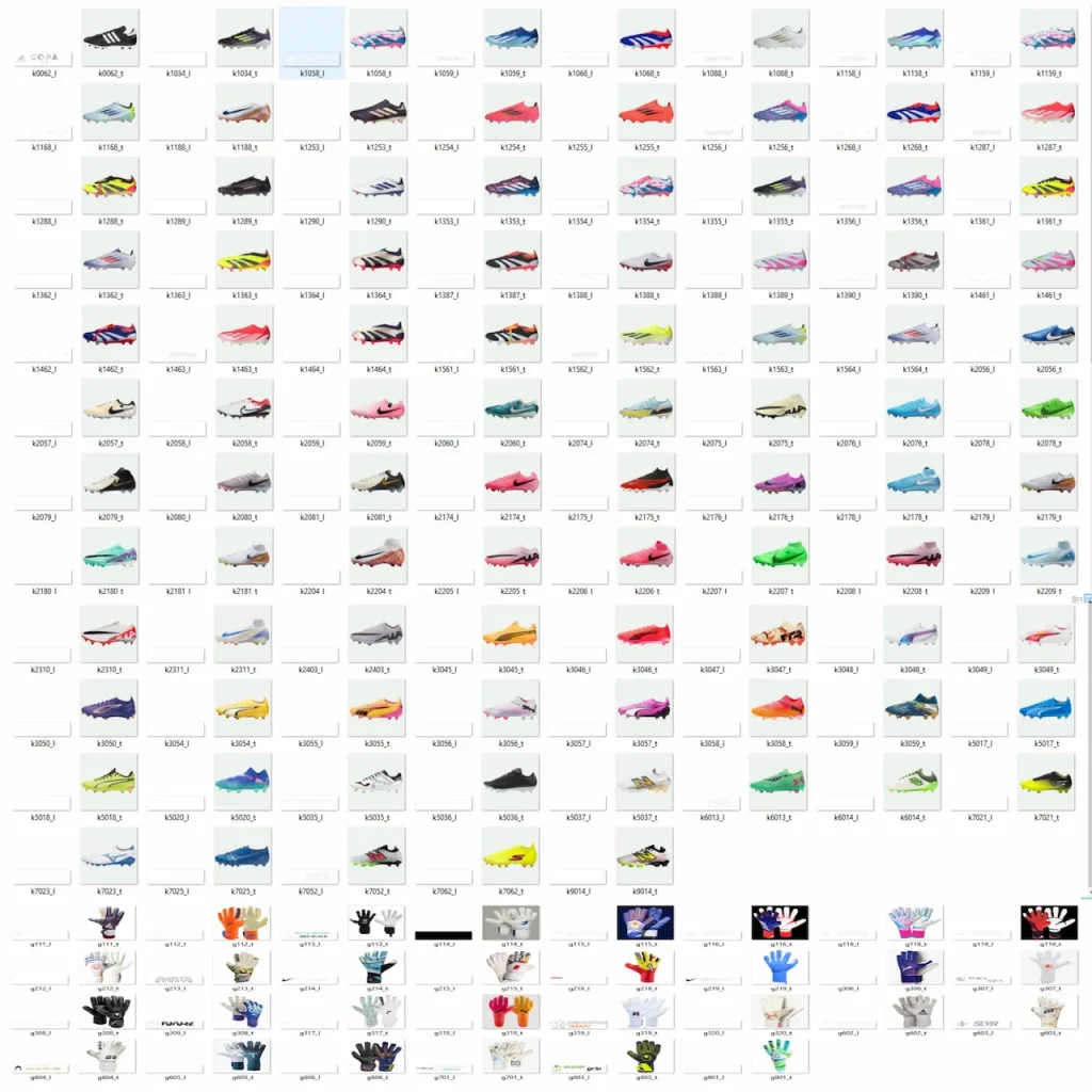 PES 2021 Bootpack V26 AIO Season 24/25 - Cập nhật giày cho PES 2021