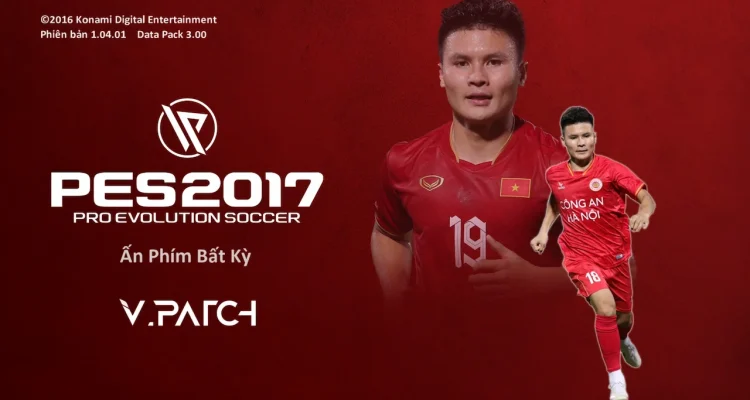 PES 2017 VPATCH17 V1 2025 - Cập nhật PES 2017 mới nhất