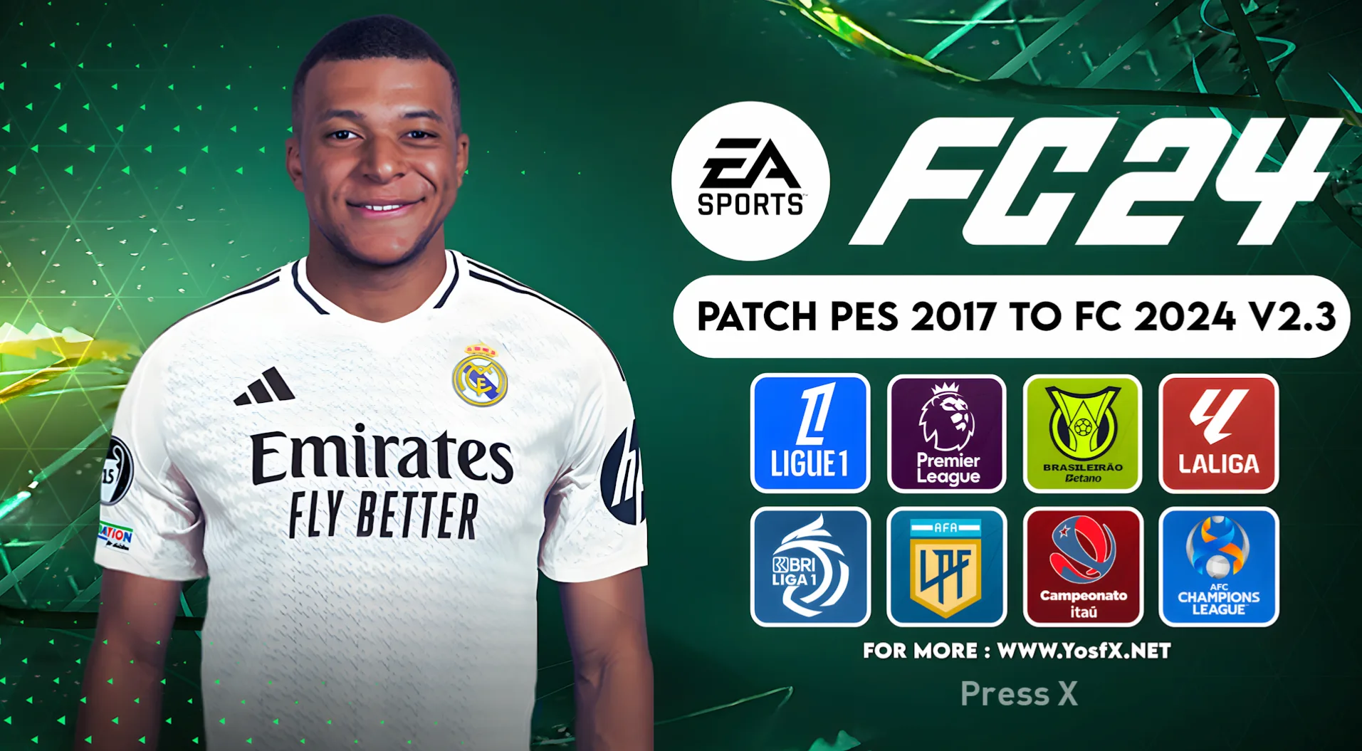 PES 2017 To FC 2024 Patch v2.3 AIO - Patch PES 2017 mới nhất