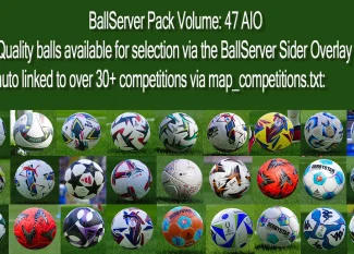 PES 2021 BallServer Pack v47 AIO - Update 2024-2025