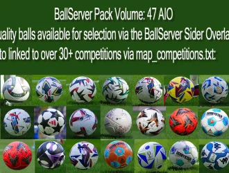 PES 2021 BallServer Pack v47 AIO - Update 2024-2025