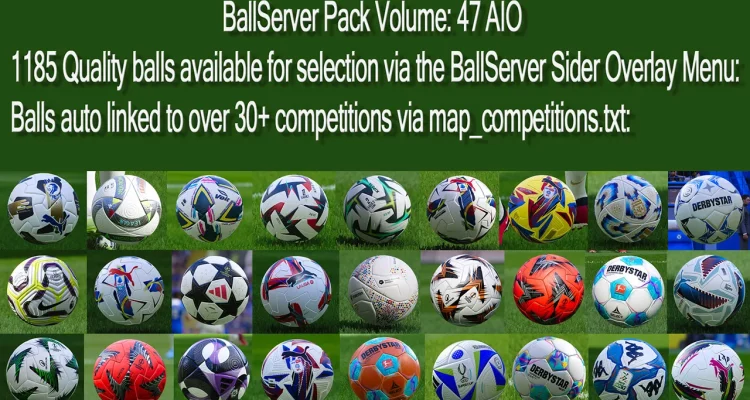 PES 2021 BallServer Pack v47 AIO - Update 2024-2025